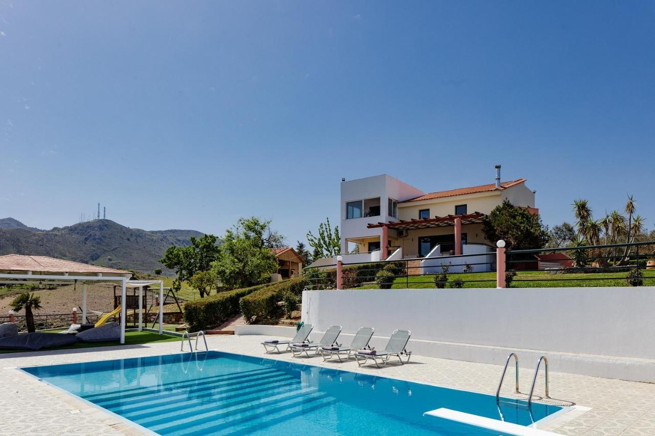 Somatás Superb Villa,With Amazing Seaviews & Huge Pool! מראה חיצוני תמונה