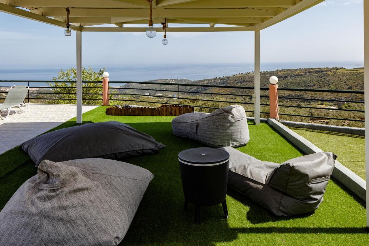 Somatás Superb Villa,With Amazing Seaviews & Huge Pool! מראה חיצוני תמונה
