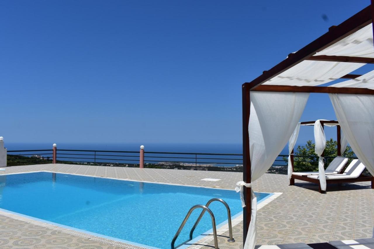 Somatás Superb Villa,With Amazing Seaviews & Huge Pool! מראה חיצוני תמונה